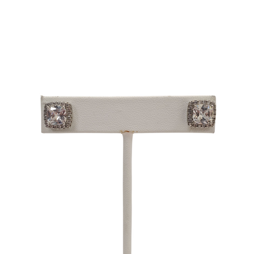 Used 925 Square Earrings 60098-S000121407 Vist Large View of Product Image Which is Used 925 Square Earrings