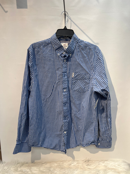Vist Large View of Product Image Which is Used Ben Sherman Mens Long Sleeve Top L/16-16.5 60132-S000098328