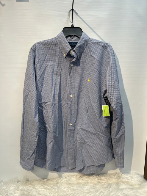 Vist Large View of Product Image Which is Used Ralph Lauren Mens Long Sleeve Top L/16-16.5 60132-S000098342