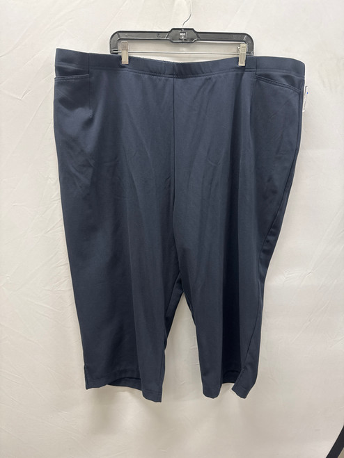 Used Navy Blue Penningtons Capri Pants  5X 60137-S000064317