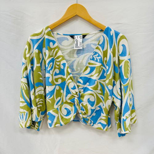 Vist Large View of Product Image Which is Used Zara Short Sleeve Top L-12/14