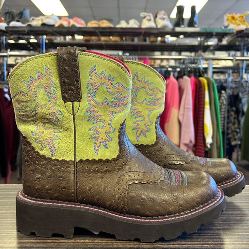 Vist Large View of Product Image Which is Used Ariat Ankle Boots 7