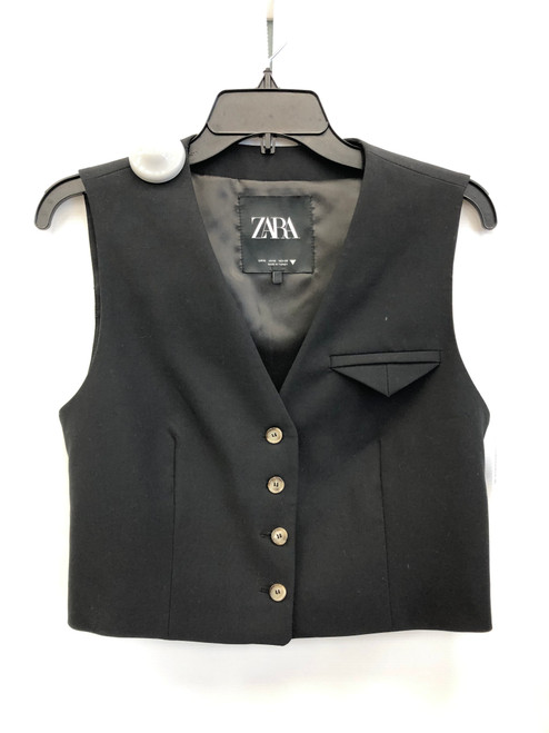 Used Black Zara Vest M-8/10 60117-S000111631