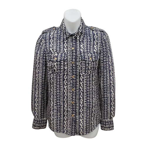 Vist Large View of Product Image Which is Used Tory Burch Long Sleeve Top XS-0/2 60098-S000121618