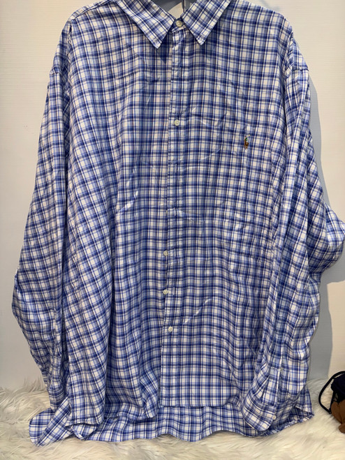 Vist Large View of Product Image Which is Used Ralph Lauren Mens Long Sleeve Top 3X/19-19.5 60132-S000098762