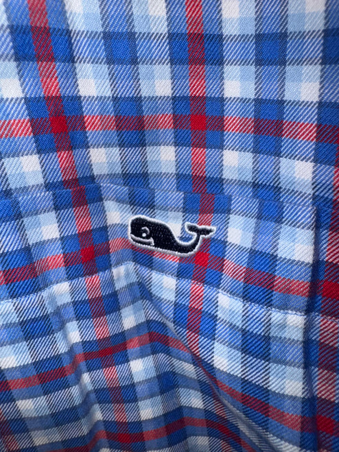 Vist Large View of Product Image Which is Used Vineyard Vines Mens Long Sleeve Top L/16-16.5 60132-S000098798
