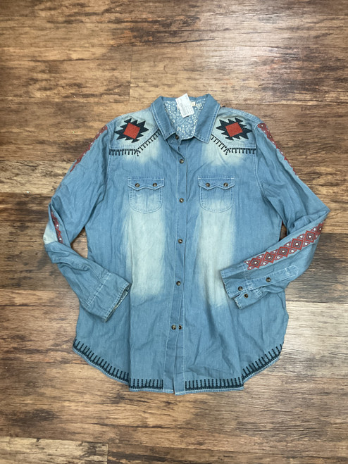 Vist Large View of Product Image Which is Used Tasha Polizzi Long Sleeve Top XL-16 60004-S000620735