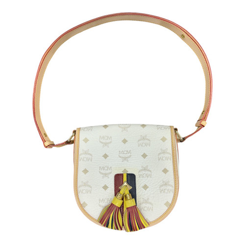 Used MCM Munchen Small Leather Handbag 60032-S000635657