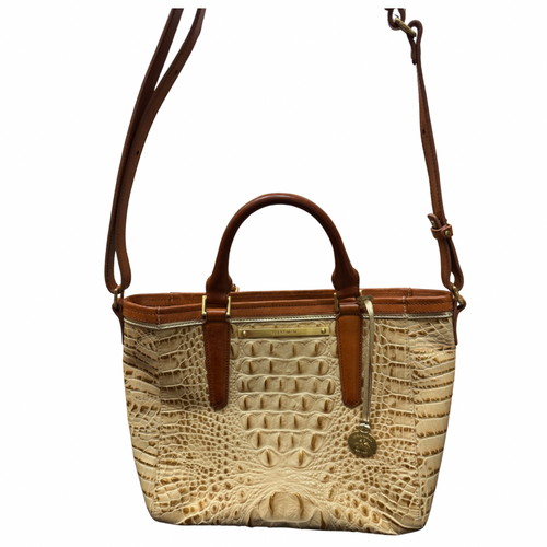 Used Brahmin Large Leather Handbag 60021-S000797658