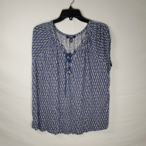 Vist Large View of Product Image Which is Used Chaps Short Sleeve Top 2X-20