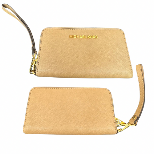 Used Michael Michael Kors Leather Wristlet 60021-S000797713