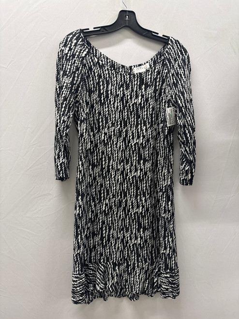Used Black/White Velvet By Graham & Spencer Short Dress B L-12/14 60137-S000064774