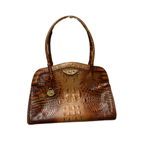 Used Brahmin Large Leather Handbag 60105-S000248701