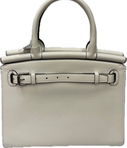 Used Ralph Lauren Collection Xlarge Leather Handbag as is  60030-S000857751