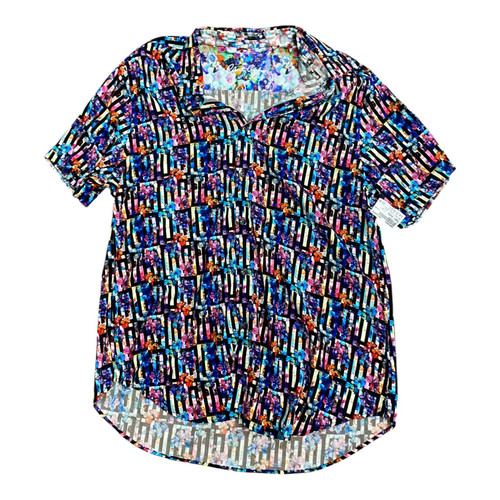 Vist Large View of Product Image Which is Used Robert Graham Mens Short Sleeve Top 2X/18-18.5 60099-S000330559
