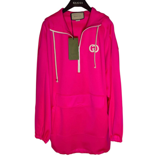 Vist Large View of Product Image Which is Used Gucci Oversized Scuba Jacket Pink Fluorescent XS 60099-S000330627