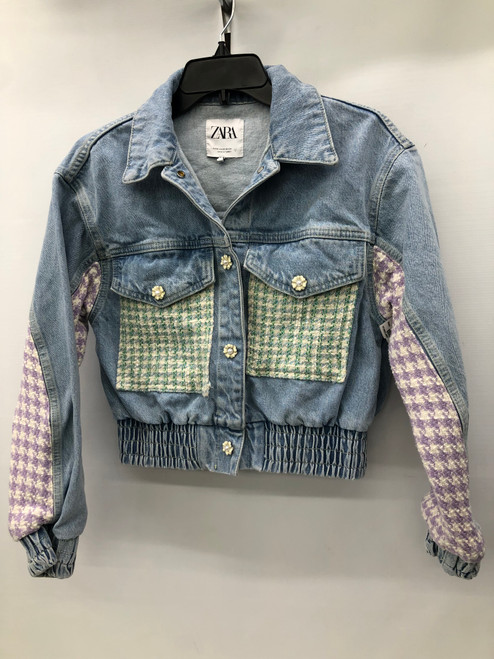 Vist Large View of Product Image Which is Used Zara Denim Jacket XS-0/2 60124-S000162864