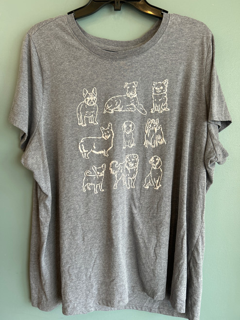 Vist Large View of Product Image Which is Used Lane Bryant Short Sleeve Top 3X-22 aff5
