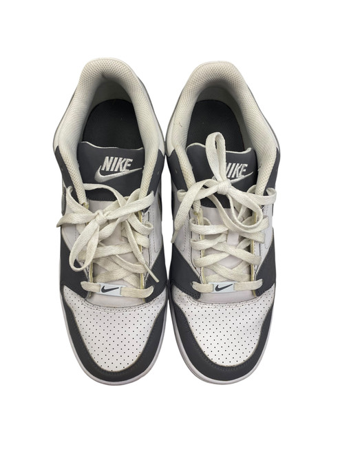 ◆ENCOREE◆CLASSIC SILVER ◆SNEAKERS◆ Chanel 23C Gray Silver Metallic CC Logo Lace Up Flat Runner
