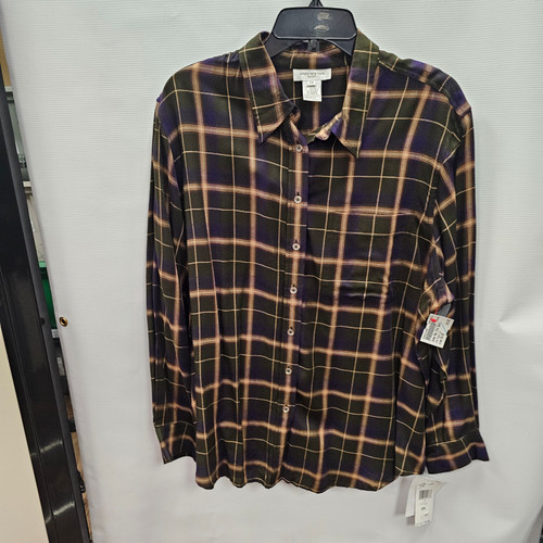 Vist Large View of Product Image Which is Used Jones New York Sport Long Sleeve Top 2X-20