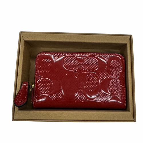 Used Coach Leather Wallet 60021-S000798189