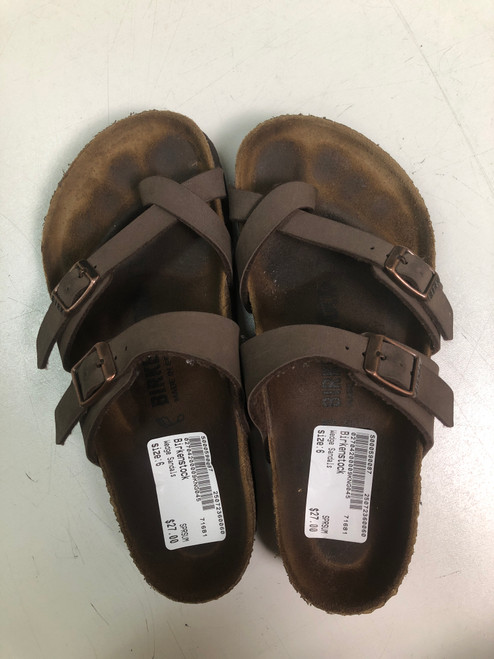 Vist Large View of Product Image Which is Used Birkenstock Wedge Sandals 6 60060-S000590087
