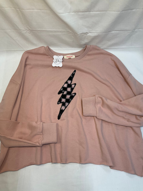 Vist Large View of Product Image Which is Used Peach Love Long Sleeve Top S-4/6 60045-S000760397