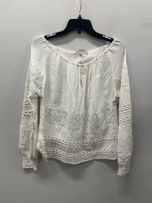 Vist Large View of Product Image Which is Used White For Love And Lemons Long Sleeve Top S-4/6 60137-S000065118