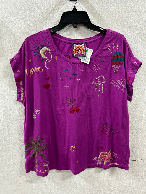 Vist Large View of Product Image Which is Used Johnny Was Short Sleeve Top XL-16