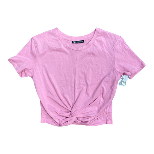 Vist Large View of Product Image Which is Used Zara Basic Short Sleeve Top S-4/6 60099-S000330910