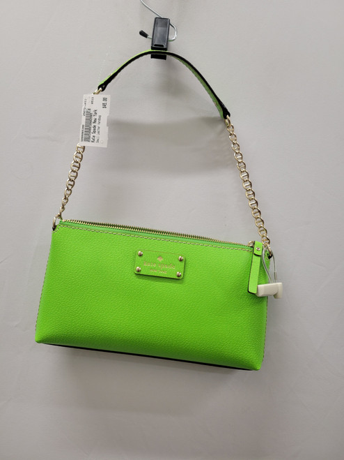 Vist Large View of Product Image Which is Used Green Kate Spade New York Small Leather Handbag 60137-S000065390