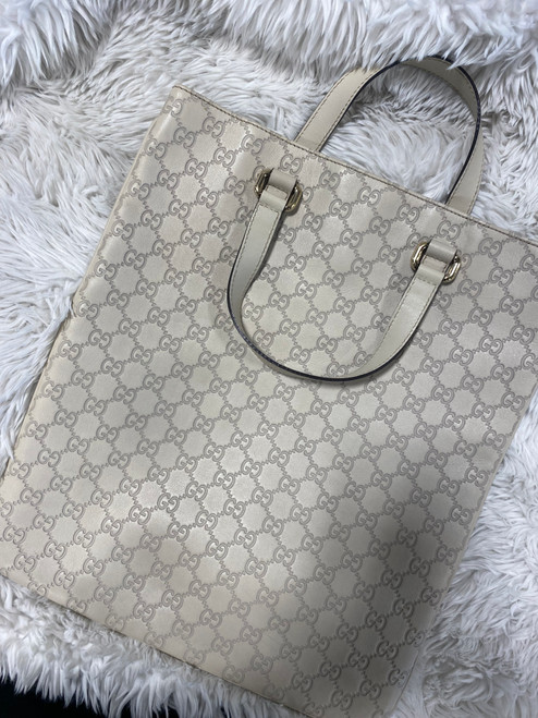 Vist Large View of Product Image Which is Used Gucci Large Leather Handbag 60100-S000282673