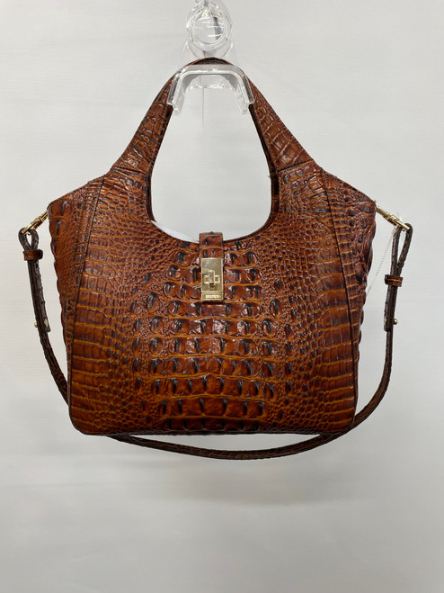 Vist Large View of Product Image Which is Used Brahmin Xlarge Leather Handbag 60072-S000517574