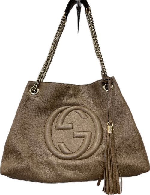 Vist Large View of Product Image Which is Used Gucci Large Leather Handbag 60030-S000858824