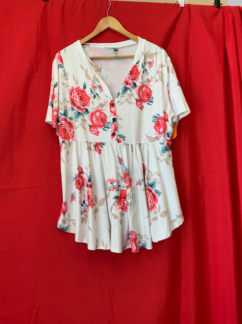 Vist Large View of Product Image Which is Used Unbranded Short Sleeve Top P 2X-20 60009-S000580876