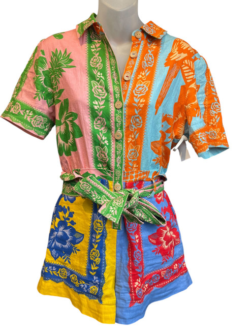 Vist Large View of Product Image Which is Used Farm Rio Romper XS-0/2 60047-S000581708