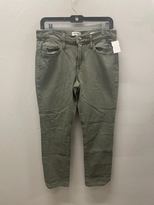Vist Large View of Product Image Which is Used Green Anthropologie Frame L’Homme Slim Denim 12-31 60137-S000065830
