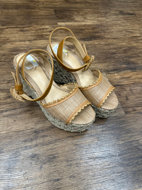 Vist Large View of Product Image Which is Used Sam Edelman Wedge Sandals 9 60032-S000637489