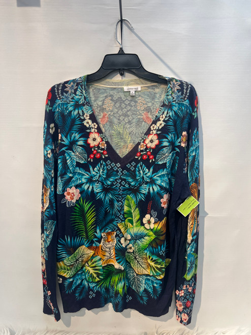 Vist Large View of Product Image Which is Used Johnny Was Long Sleeve Top XL-16 60132-S000100599