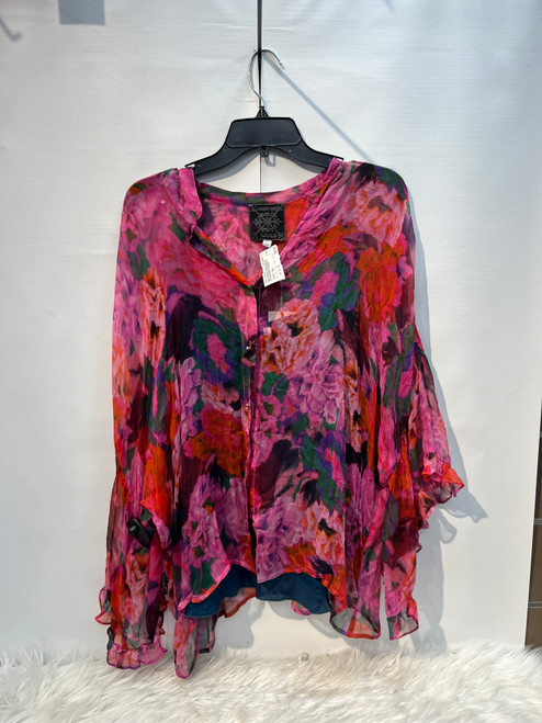 Vist Large View of Product Image Which is Used Johnny Was Long Sleeve Top XL-16 60132-S000100601