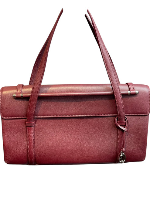 Vist Large View of Product Image Which is Used Cartier Large Leather Handbag 60047-S000581764