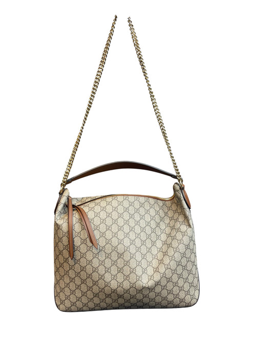 Vist Large View of Product Image Which is Used Gucci Large Leather Handbag 60047-S000581765