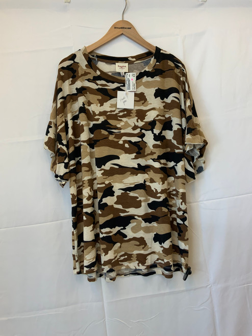Vist Large View of Product Image Which is Used Unbranded Short Sleeve Top P 1X-18 60009-S000581135