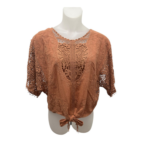 Vist Large View of Product Image Which is Used Democracy Long Sleeve Top S-4/6