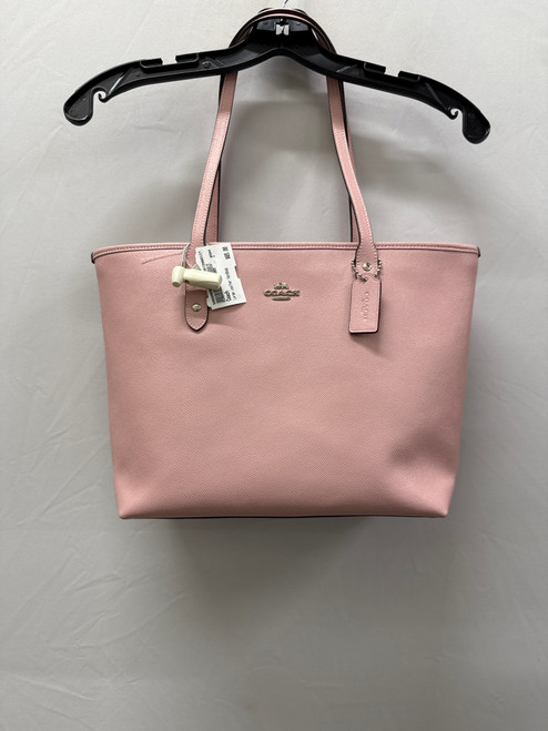 Vist Large View of Product Image Which is Used Pink Coach Large Leather Handbag 60137-S000065966
