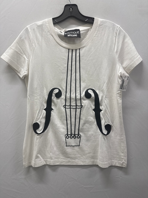 Vist Large View of Product Image Which is Used White Moschino T-Shirt S-4/6 60137-S000065987
