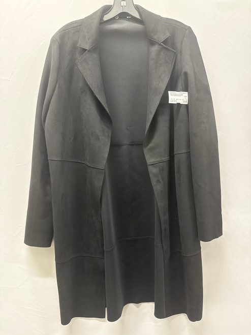 Vist Large View of Product Image Which is Used Black Faux Long Light Jacket S-4/6 60137-S000065991