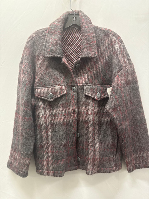 Vist Large View of Product Image Which is Used Fuzzy Red Short Light Jacket M-8/10 60137-S000065994