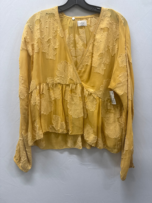 Vist Large View of Product Image Which is Used Yellow Wilfred Long Sleeve Top M-8/10 60137-S000065997
