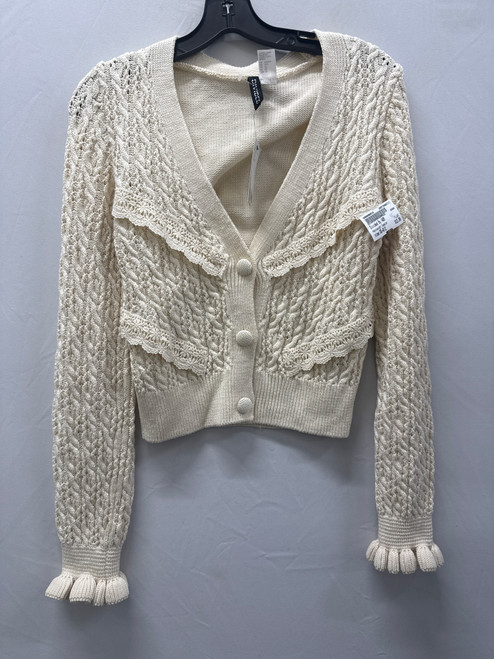 Vist Large View of Product Image Which is Used Cream Divided By H&M Heavyweight Sweater XS-0/2 60137-S000066018
